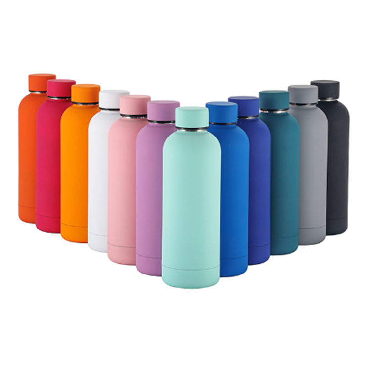 Water Bottles 500ml Cold And Hot Bottles Stainless Steel Tumblers Mugs With Lid Insulated Flask Water Bottles