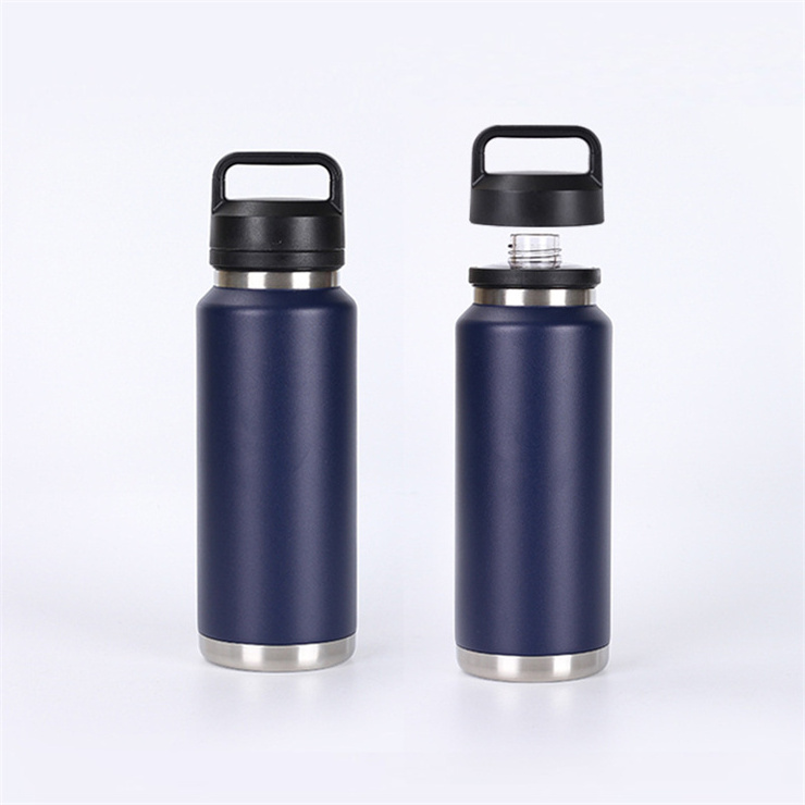 18oz 36oz 64oz Vacuum Insulated Water Bottle  Sport water bottle Stainless Steel Bottle with Chug lid