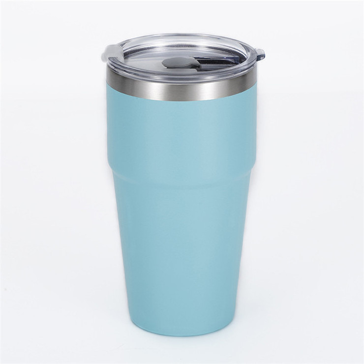 YETYS Ramblers 16 oz Straw Cup Vacuum Insulated Stainless Steel Tumbler with Straw Lid, Navy