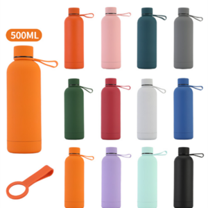 Water Bottles 500ml Cold And Hot Bottles Stainless Steel Tumblers Mugs With Lid Insulated Flask Water Bottles