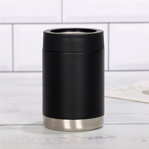 top seller 4 in 1 12oz Mate black double wall stainless steel insulated slim can cooler