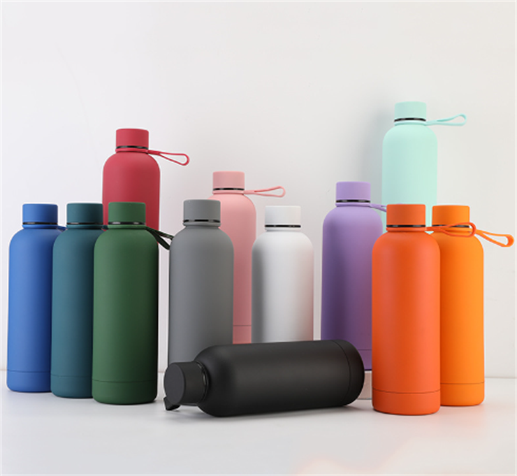 Water Bottles 500ml Cold And Hot Bottles Stainless Steel Tumblers Mugs With Lid Insulated Flask Water Bottles