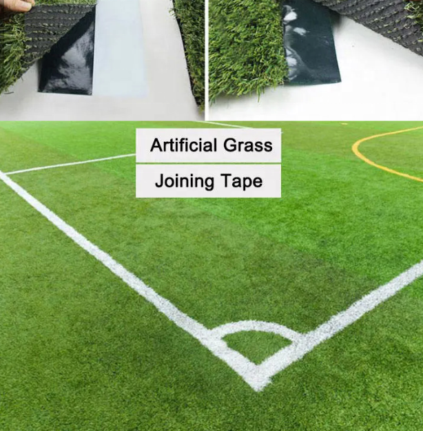 High adhesion non woven fabric double sided fixing joining turf connecting tape artificial grass seaming tape