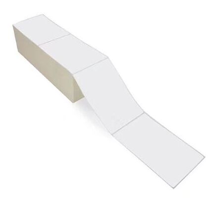 Wholesale Blank 4 x 6 100x150 Direct Thermal Barcode Shipping Printer Label Waybill A6 Thermal Paper Sticker Label Rolls