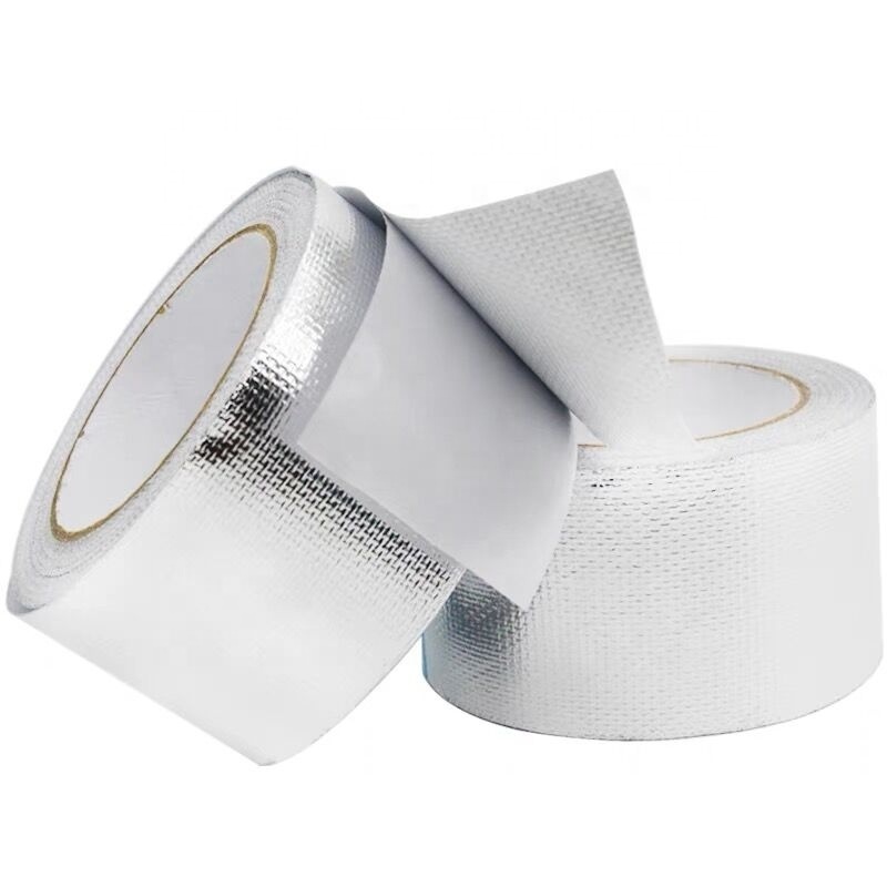 Factory price customized moisture barrier aluminum foil adhesive duct  tape for vapor resistant pipe metal repair