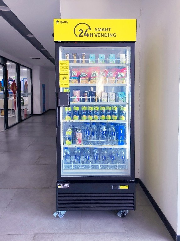 Smart Cooling Vending Machine Fresh Flower Vending Machine With Refrigeration for subway station