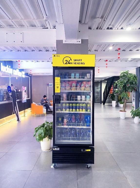 Small business machine ideas combo vending machine for snack  drink chip vending machine with card reader