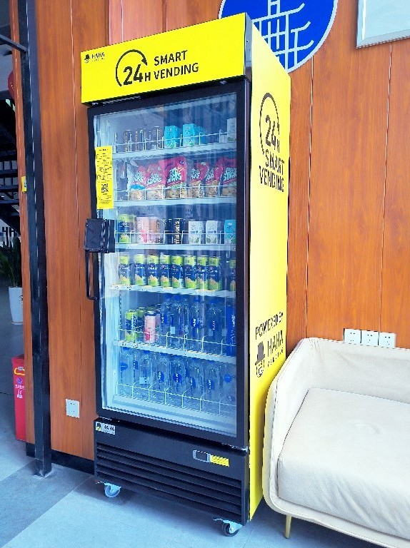 Smart Cooling Vending Machine Fresh Flower Vending Machine With Refrigeration for subway station