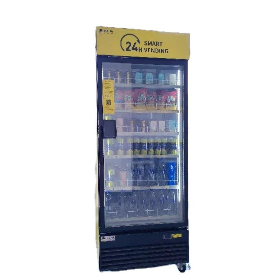 Small business machine ideas combo vending machine for snack  drink chip vending machine with card reader