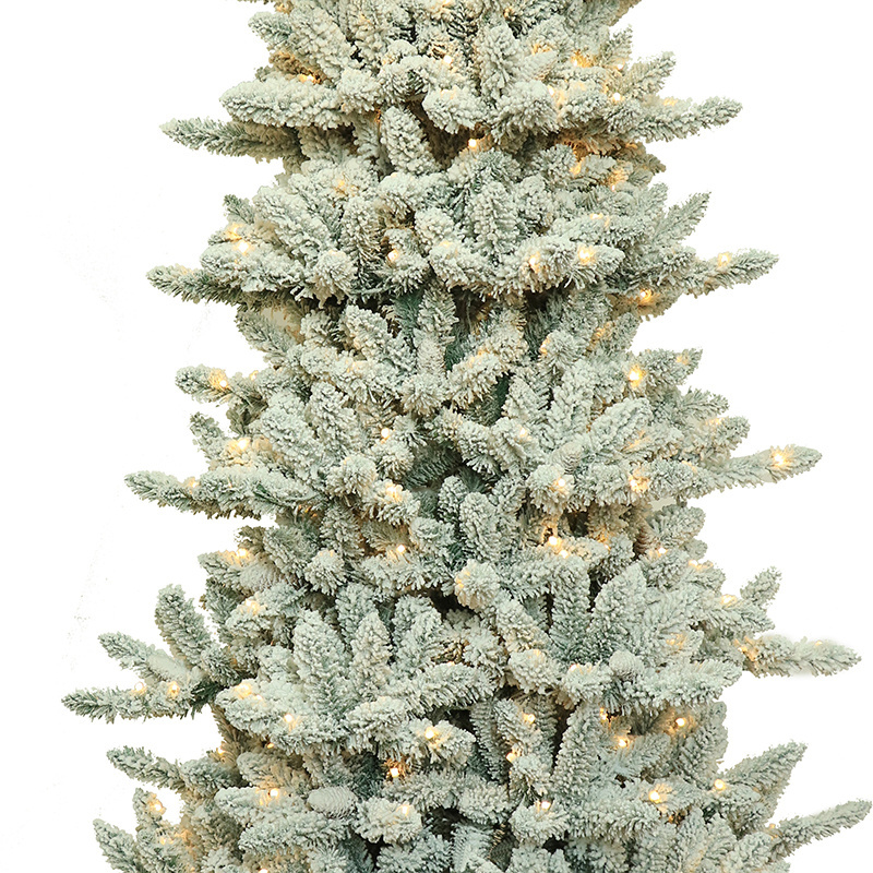 Christmas Gift Atmosphere Home Decoration Flocking Simulation Artificial Christmas Tree Cedar Needle Pe Pine Cone Christmas Tree