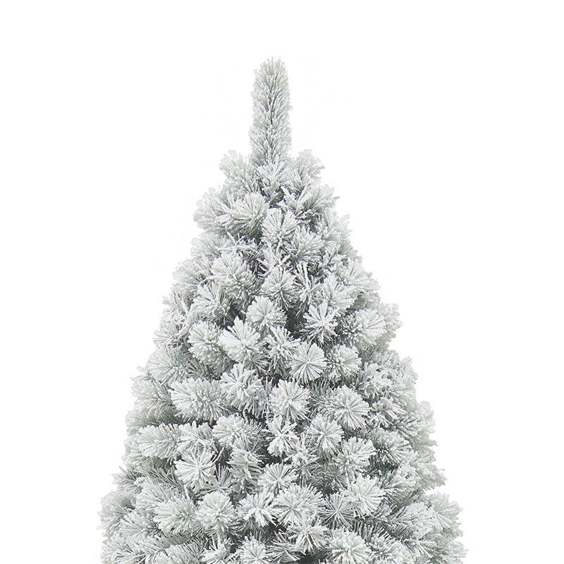 Hot sales wholesale high quality custom made artificial snow covered flocked christmas trees HS-M210-1335-SMXM-C