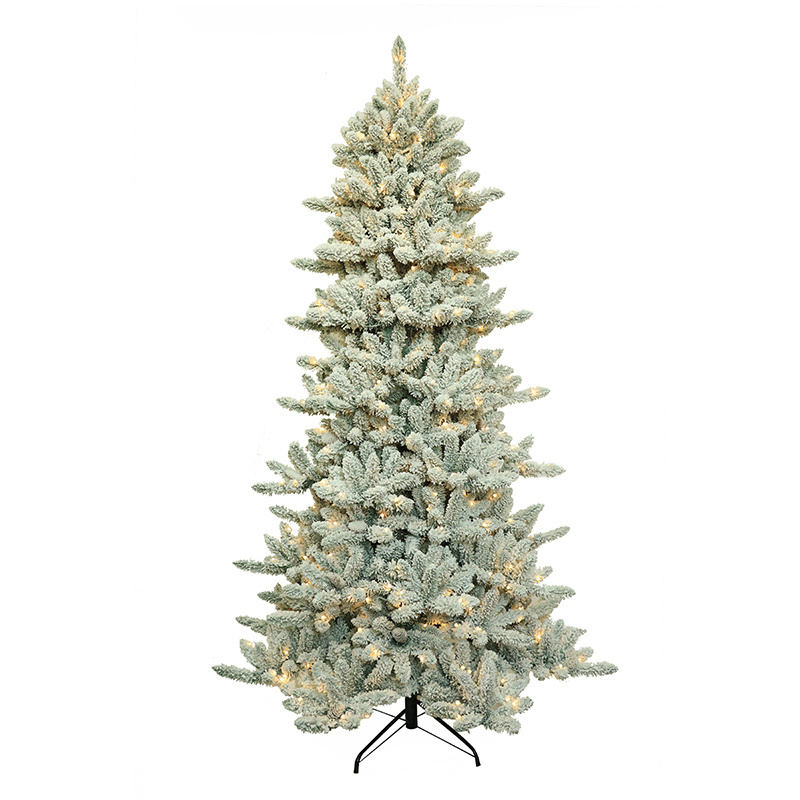 Christmas Gift Atmosphere Home Decoration Flocking Simulation Artificial Christmas Tree Cedar Needle Pe Pine Cone Christmas Tree