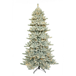 Christmas Gift Atmosphere Home Decoration Flocking Simulation Artificial Christmas Tree Cedar Needle Pe Pine Cone Christmas Tree