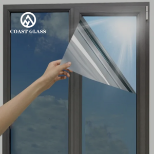 Privacy Film Heat Control Reflective Glass Covering Anti UV Solar One Way Mirror Static Cling House Window