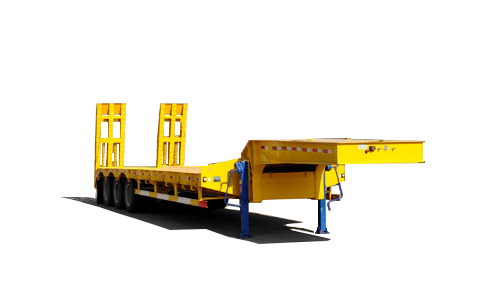 Hydraulic 2/3/4 axle heavy loading flat lowbed semi trailer/modular trailer/special vehicle transporting over heavy cargo