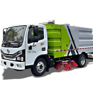 4x2 street cleaning truck price 6 wheels road sweeper for sale