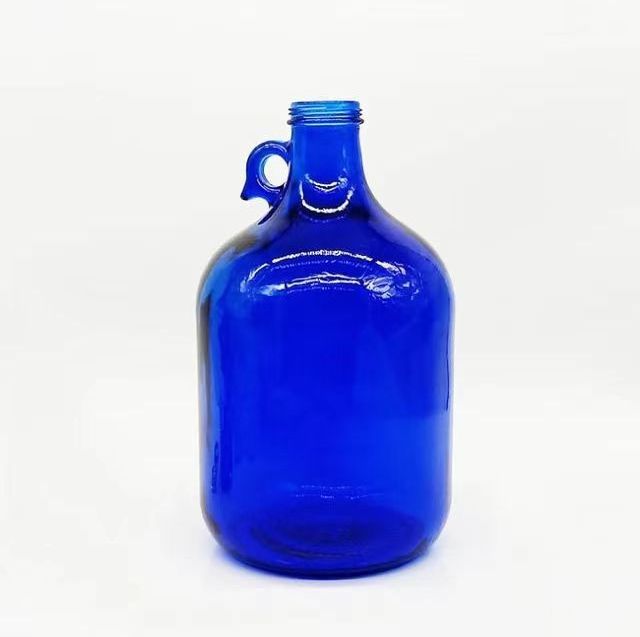 Large gallon glass bottles for fruit wine, beer, beverages Glass bottle with small earrings