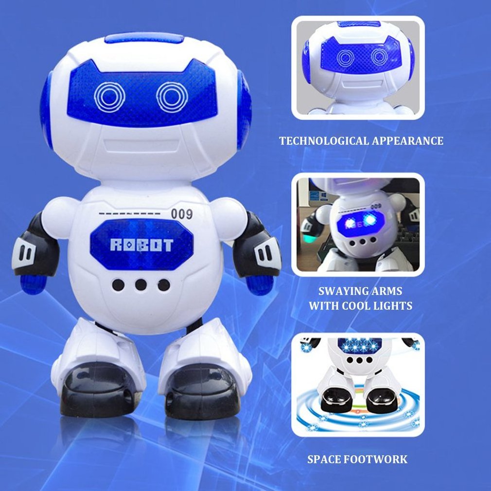 robot toys educational 2023 programming dancing toy with light and music for kids and children