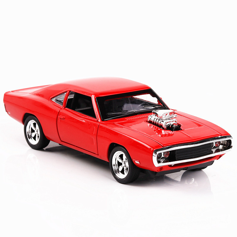 1:32 The Fast Furious 7 Simulation car of Model Alloy Toy car Dodge Charger muscle vehicle children Classic Metal Cars