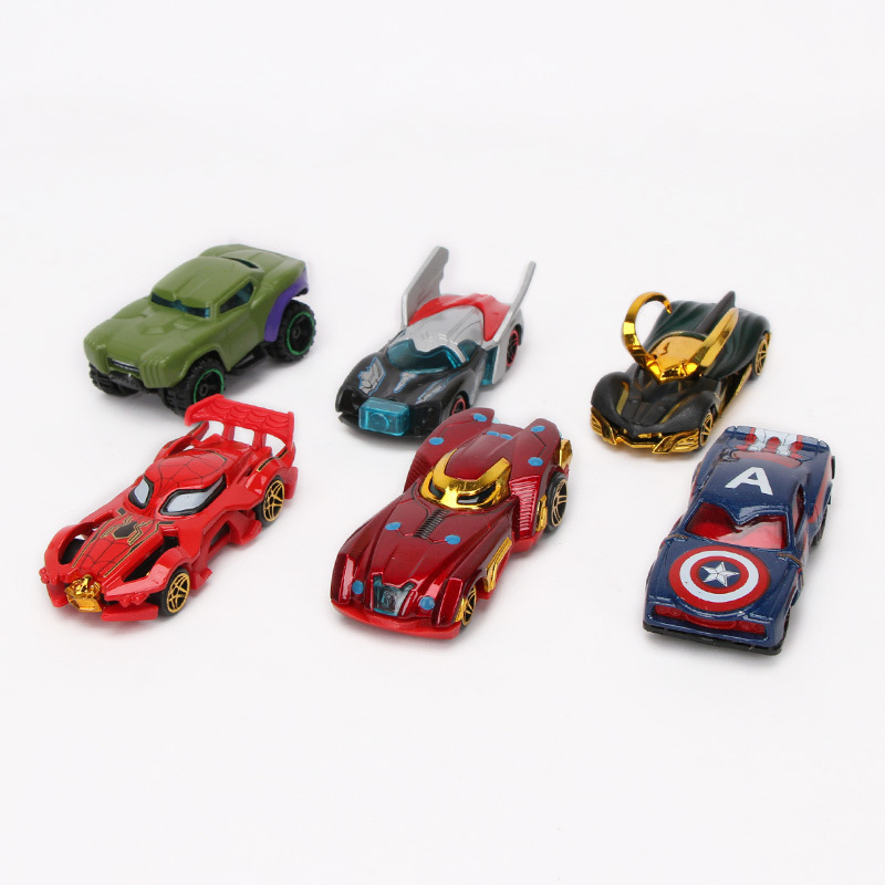 1:64 set of 6 pieces set car toys kids sliding car pocket car foreign trade toys wholesale