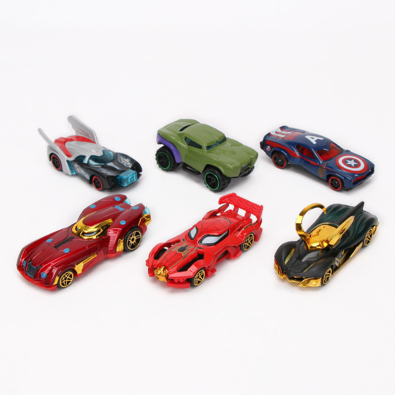 1:64 set of 6 pieces set car toys kids sliding car pocket car foreign trade toys wholesale