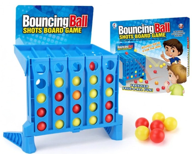 Bounce Linking Shots Connect 4 Shots Board Game Parent-Child Entertainment Educational Toy Kids Finger Basketball Shooting Game