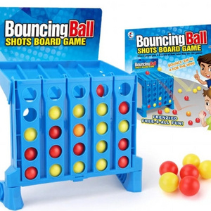 Bounce Linking Shots Connect 4 Shots Board Game Parent-Child Entertainment Educational Toy Kids Finger Basketball Shooting Game