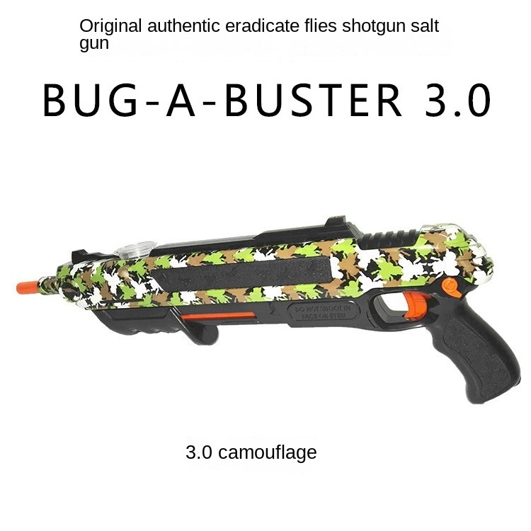 Salt-Gun 3.0  Salt Pepper Bullets Blaster Airsoft for Bug Blow Gun Mosquito Model Toy Fly Salt Power Gun