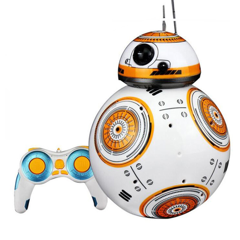 Bb-8 Ball Rc Robot Intelligent Small Ball 2.4g Remote Control Droid Rc Robots Action Figure Bb 8 Model Doll Kids Toys