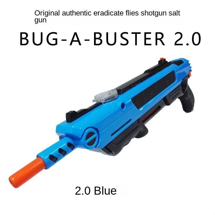 Salt-Gun 3.0  Salt Pepper Bullets Blaster Airsoft for Bug Blow Gun Mosquito Model Toy Fly Salt Power Gun