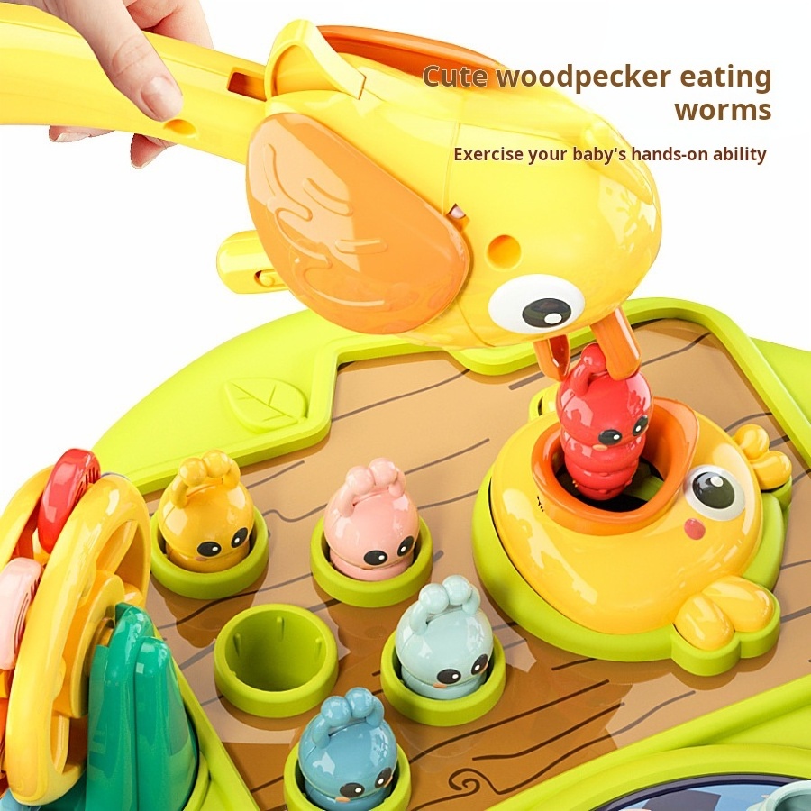 2024 New Fashion Baby Enlightenment Farm Entertainment Game Table Toys Kids Creative Pulling Radish Fishing Learning Table Toy