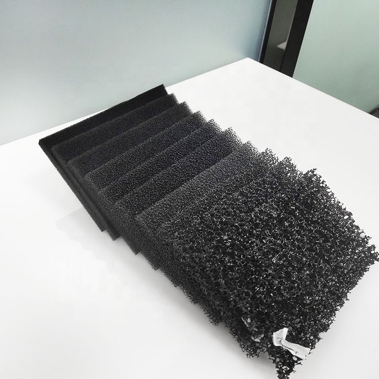 High density air filter foam air polyurethane foam filter sponge 20ppi 30ppi 40ppi 60ppi