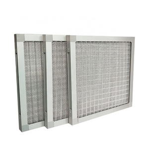 Window Dust Filter Aluminum Frame  Air Pre Filter Metal Ventilation Filter