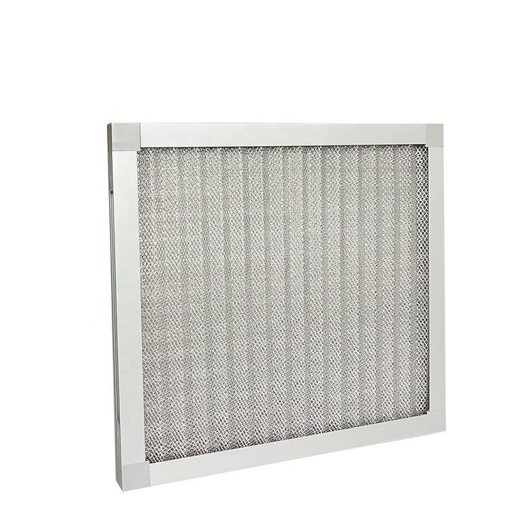 Window Dust Filter Aluminum Frame  Air Pre Filter Metal Ventilation Filter