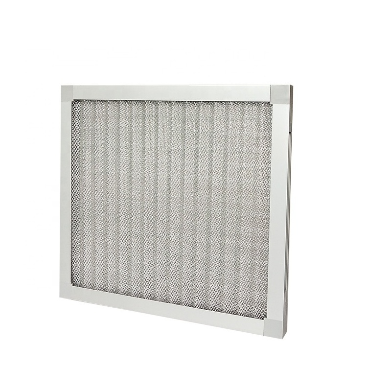 Window Dust Filter Aluminum Frame  Air Pre Filter Metal Ventilation Filter