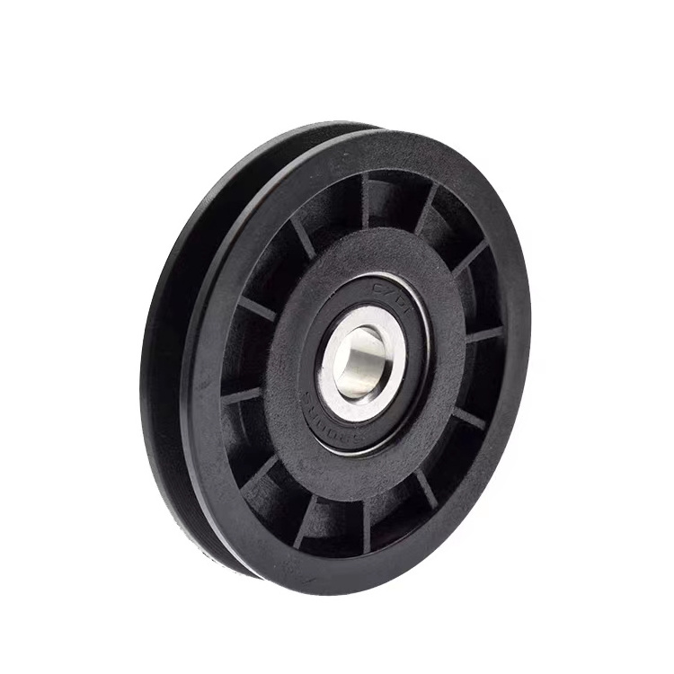 Customized Wire Rope Pulley U-Groove Elevator Door Floor Door Guide Wheel Nylon Bearing Pulley