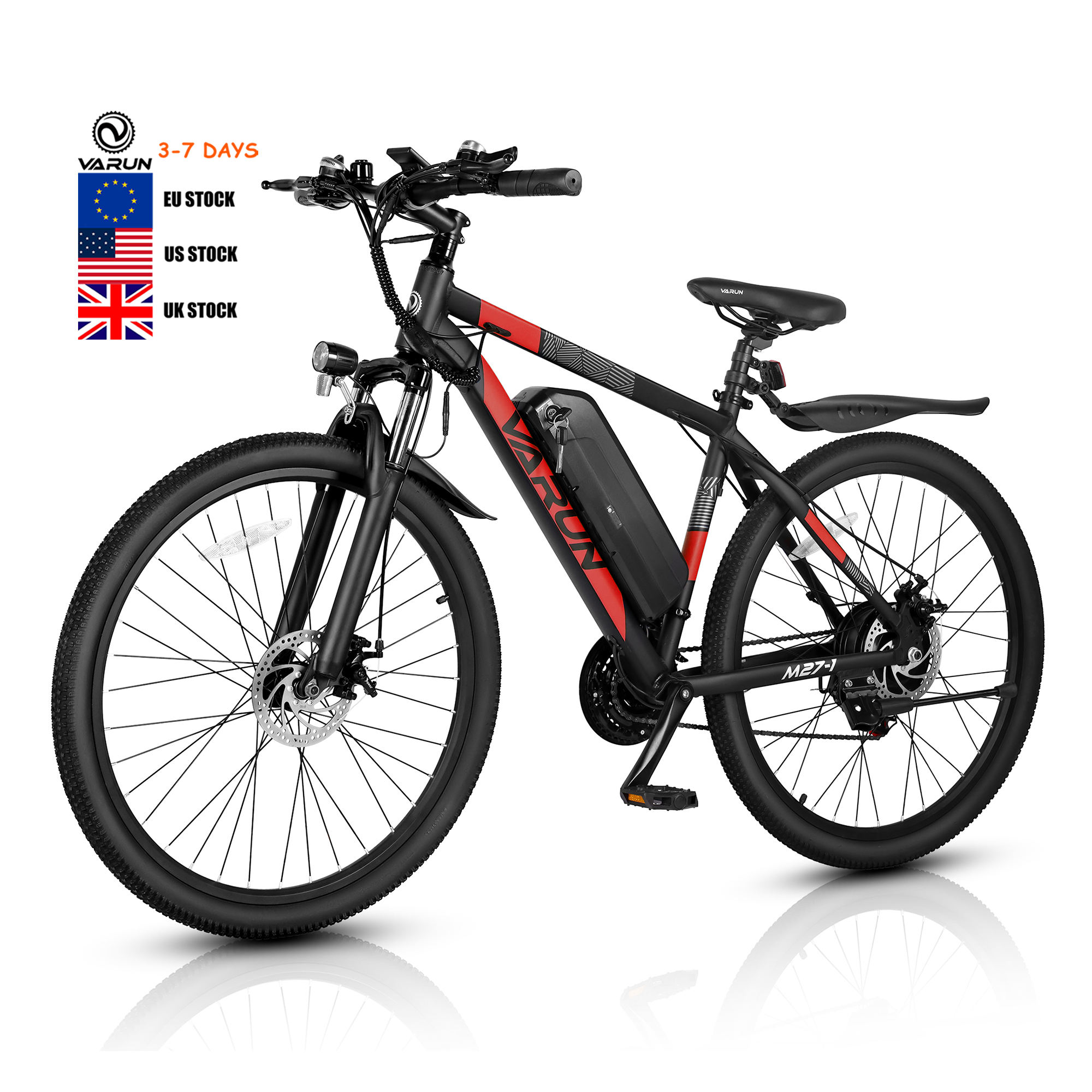 UK EU Warehouse Stock 500W APP Control Electric Mountain Bike 48V 13AH 27.5 Inch Long Rang Best Electric Bike For Adults