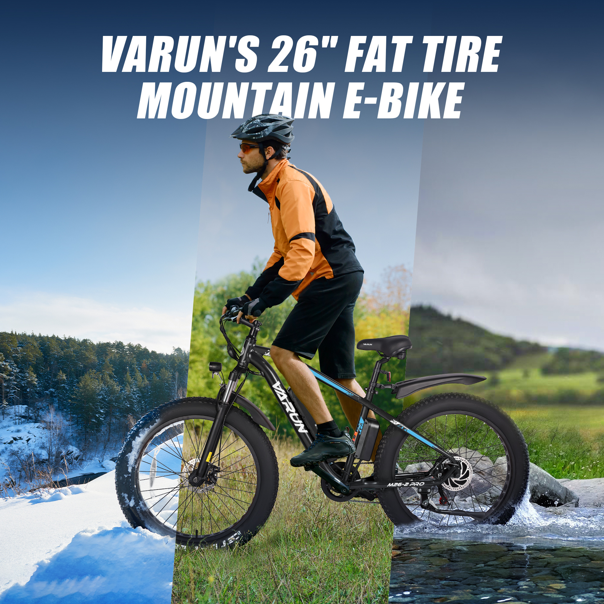 VARUN EU Stock Warehouse Drop Shipping Brushless Motor Ebike 48V 13AH 500W Electric Mountain Bike 26