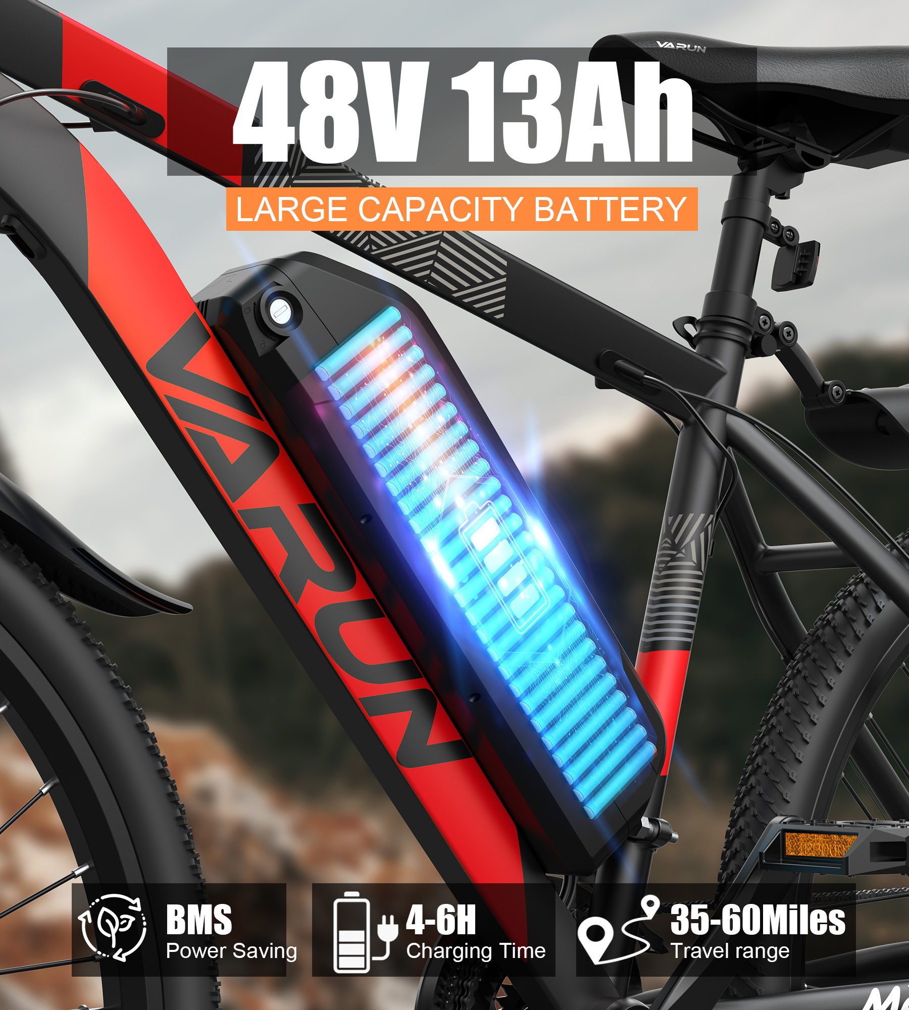 UK EU Warehouse Stock 500W APP Control Electric Mountain Bike 48V 13AH 27.5 Inch Long Rang Best Electric Bike For Adults