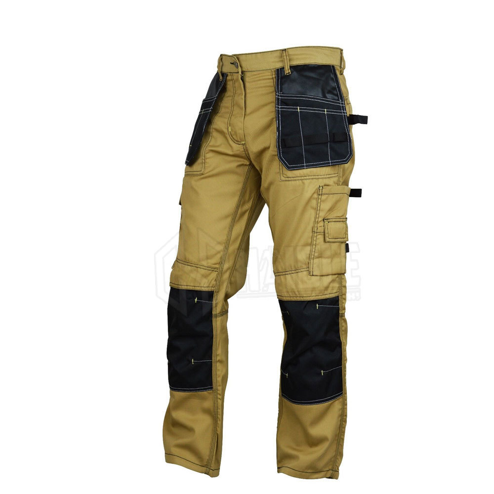 Hi vis Chemical Pants Bleach Resistant Work pants trouser Cotton FR Working Construction Worker Reflective Work Pants