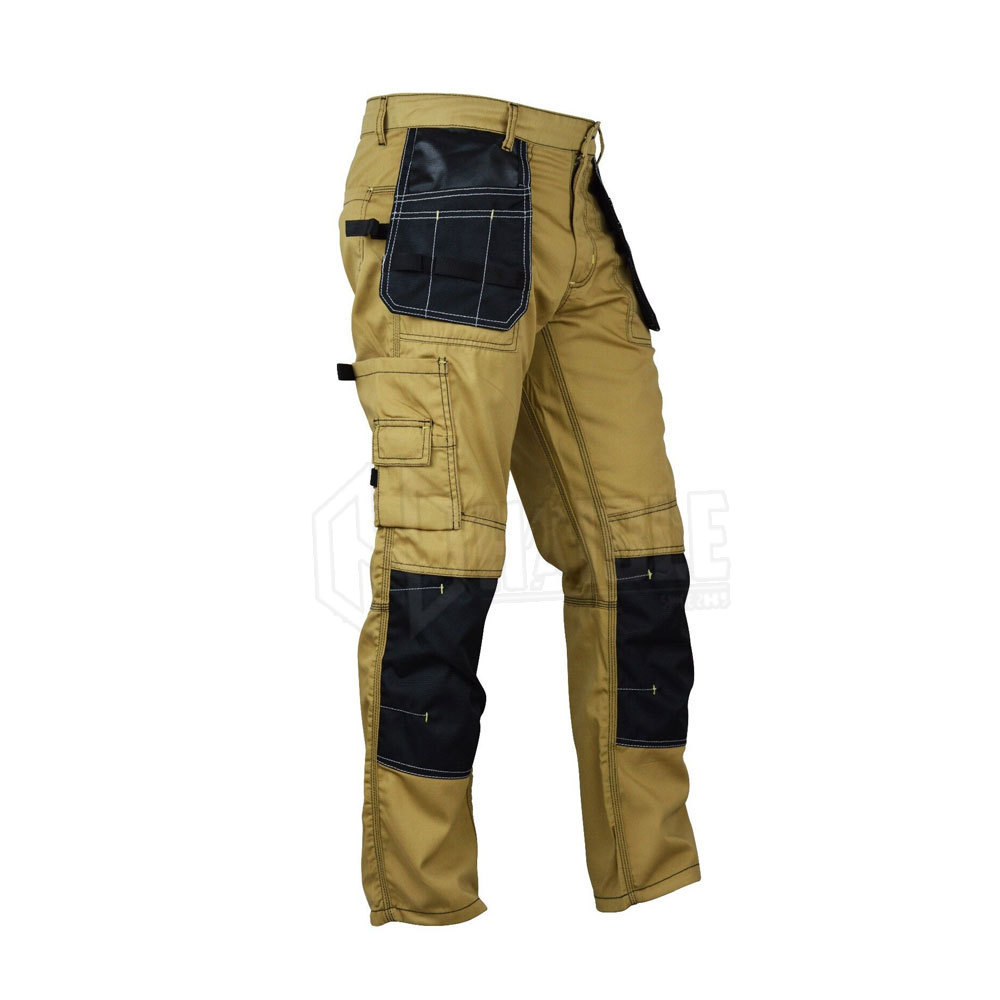 Hi vis Chemical Pants Bleach Resistant Work pants trouser Cotton FR Working Construction Worker Reflective Work Pants