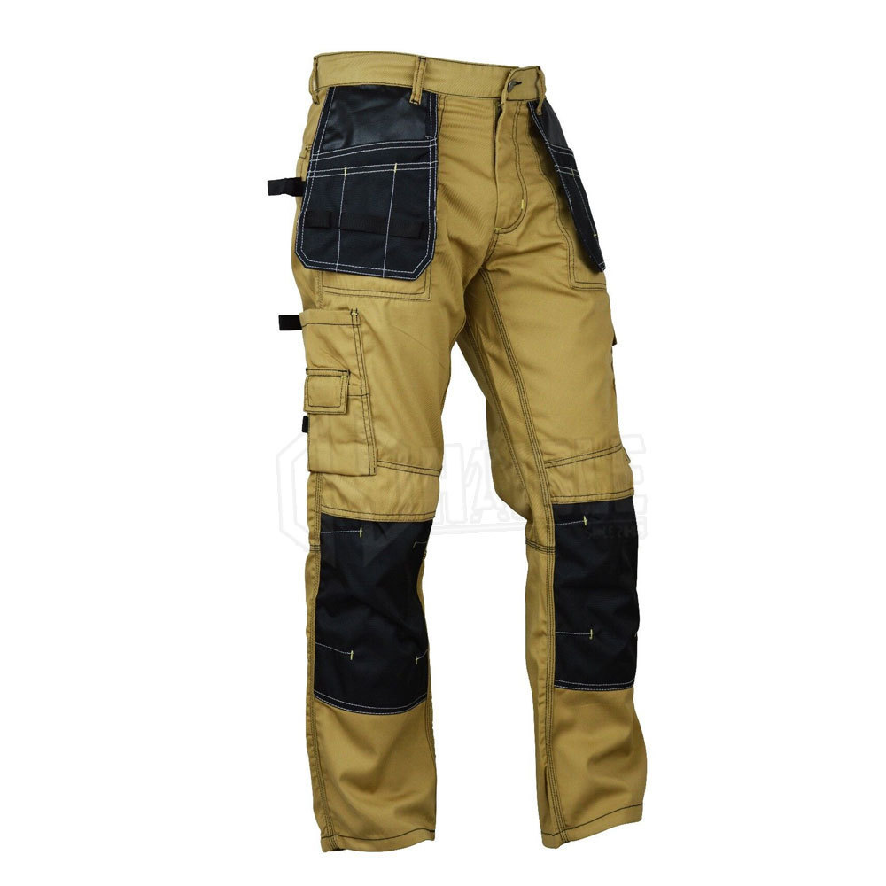 Hi vis Chemical Pants Bleach Resistant Work pants trouser Cotton FR Working Construction Worker Reflective Work Pants