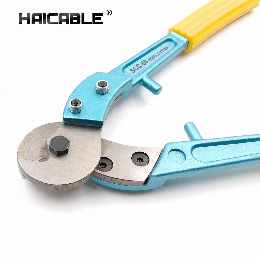 Heavy Duty Wire Pliers SCC-60 Crimping Hand Ratchet Rebar Rod Bend Cutter Tools Bolt Cable Cutter