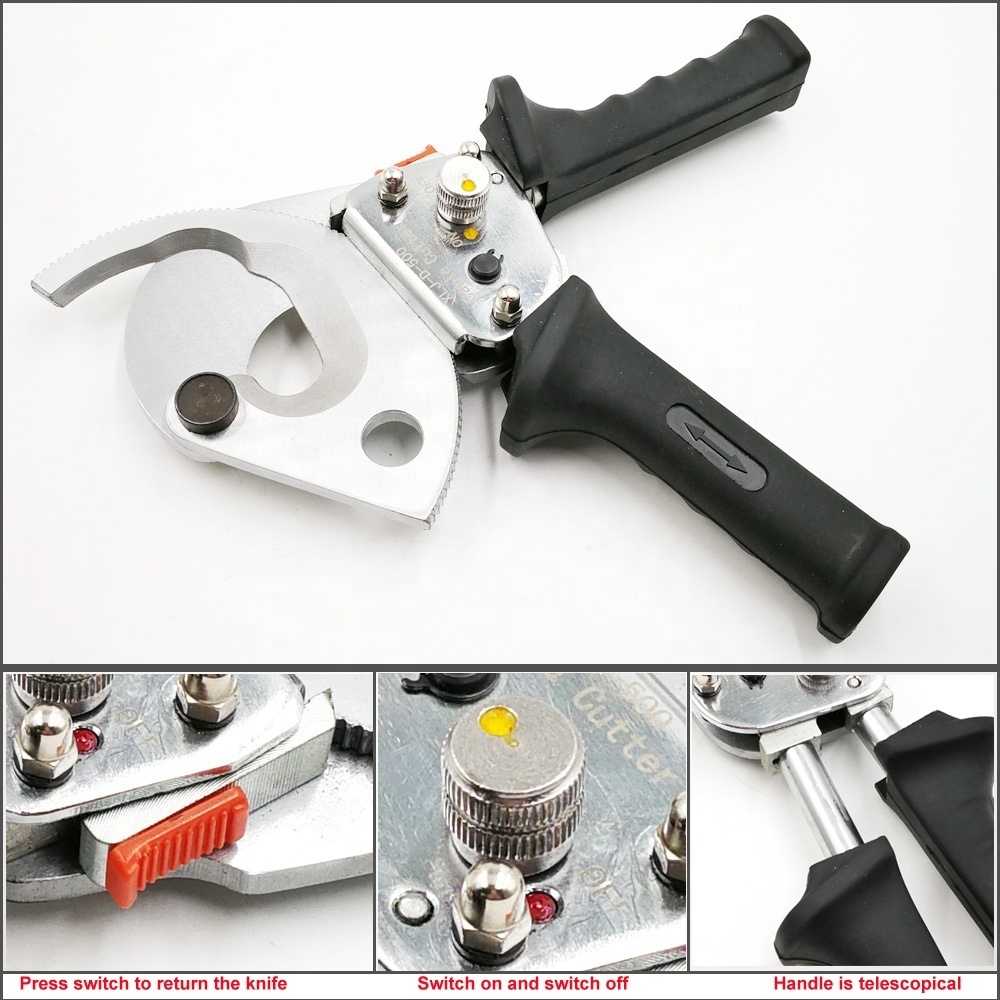 Mechanical Hand Cable Cutter D-500 Copper Aluminum Wire Shears Tools