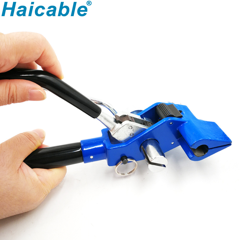 HS-002 Factory Offer Wholesale Manual Stainless Stainless Steel Casting Strap Cable Tie tools