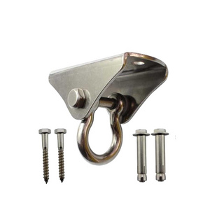 Stainless Steel 316  Heavy Duty Stainless Steel Bow Shackle Swing Hangers Hook Ceiling Swing Hanging Hook