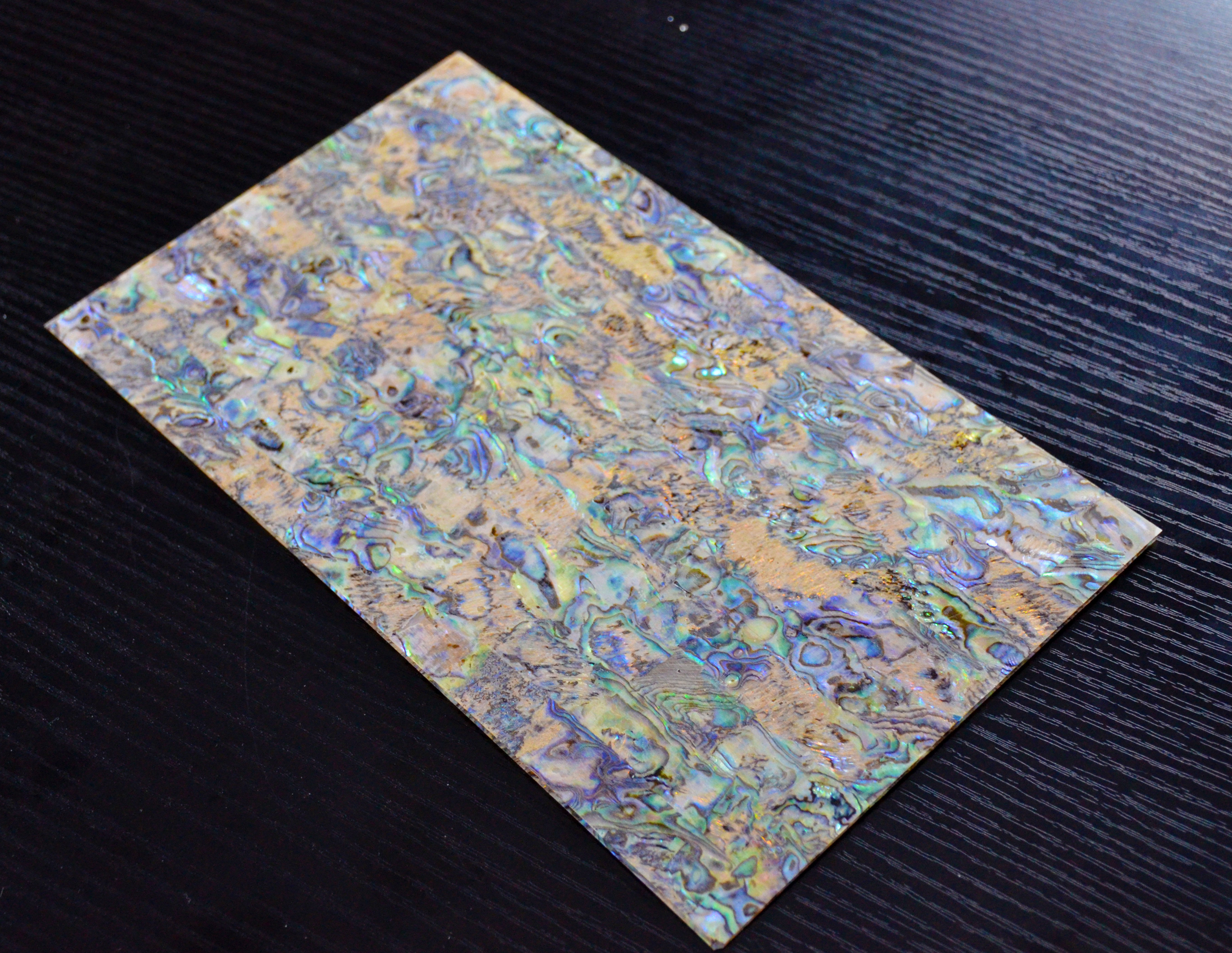 New Zealand Paua Shell Laminate Abalone Shell Sheets For Inlay Decoration