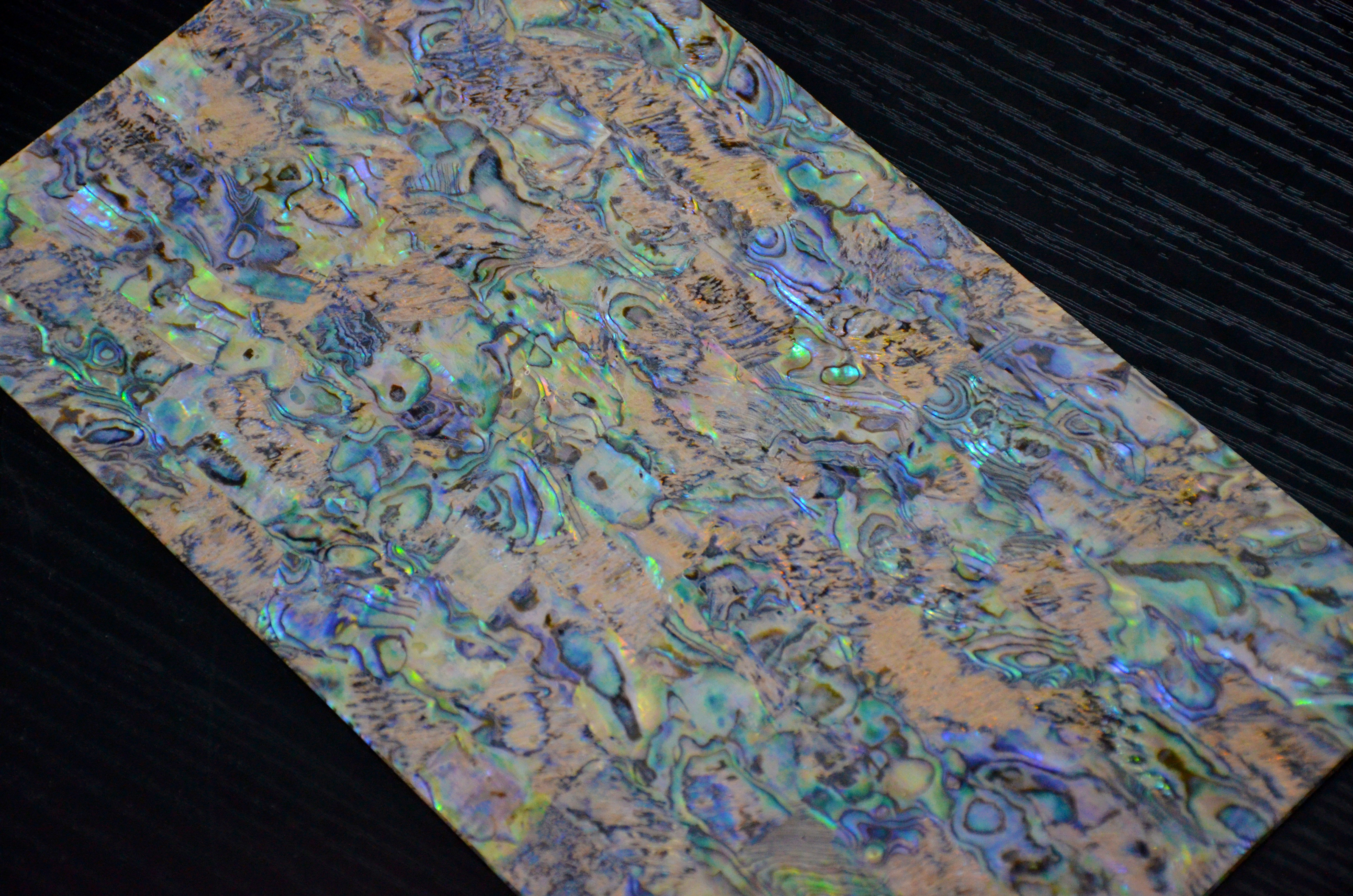 New Zealand Paua Shell Laminate Abalone Shell Sheets For Inlay Decoration