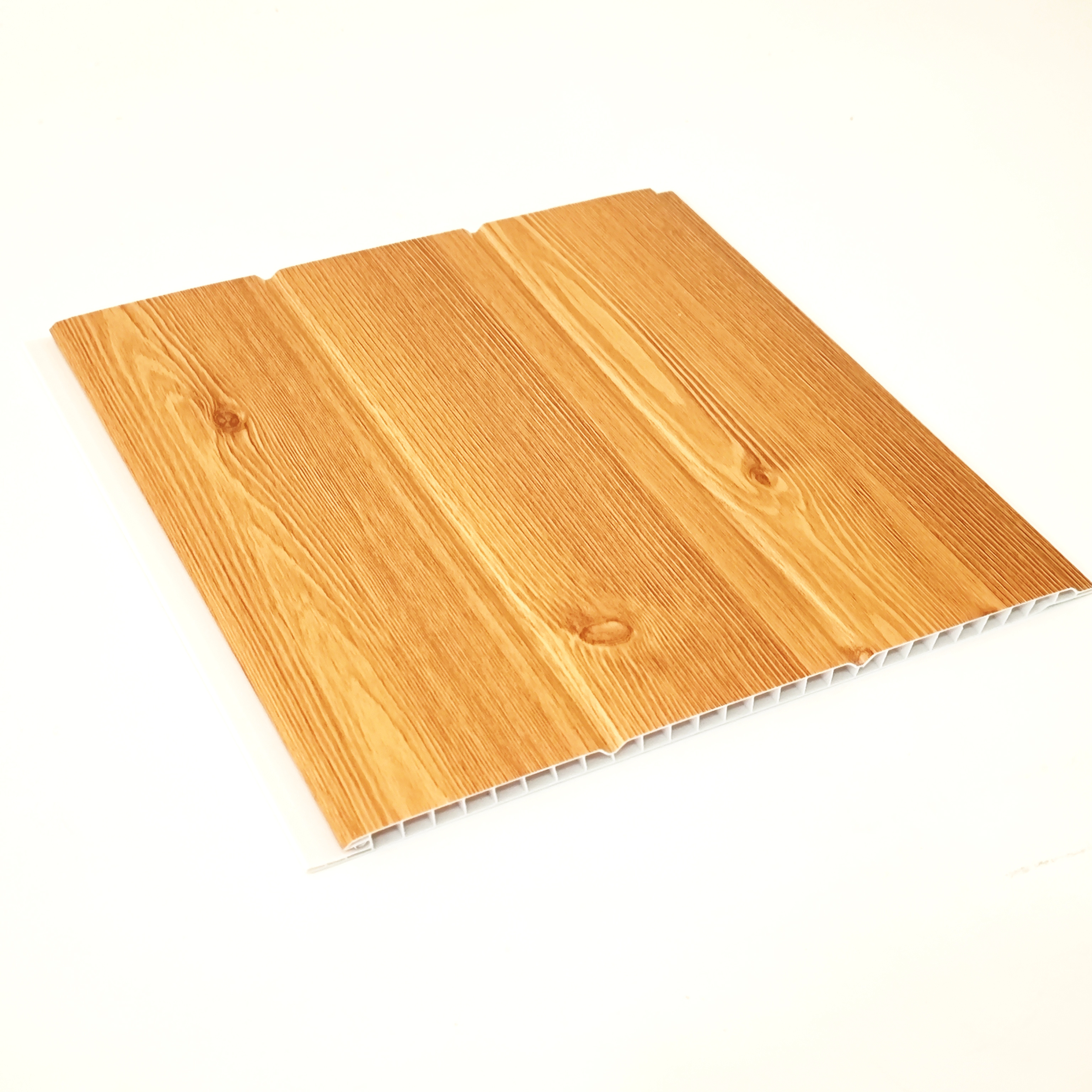 Chaojia china waterproof soundproof plank and wall panel wooden color new design pvc ceiling panels