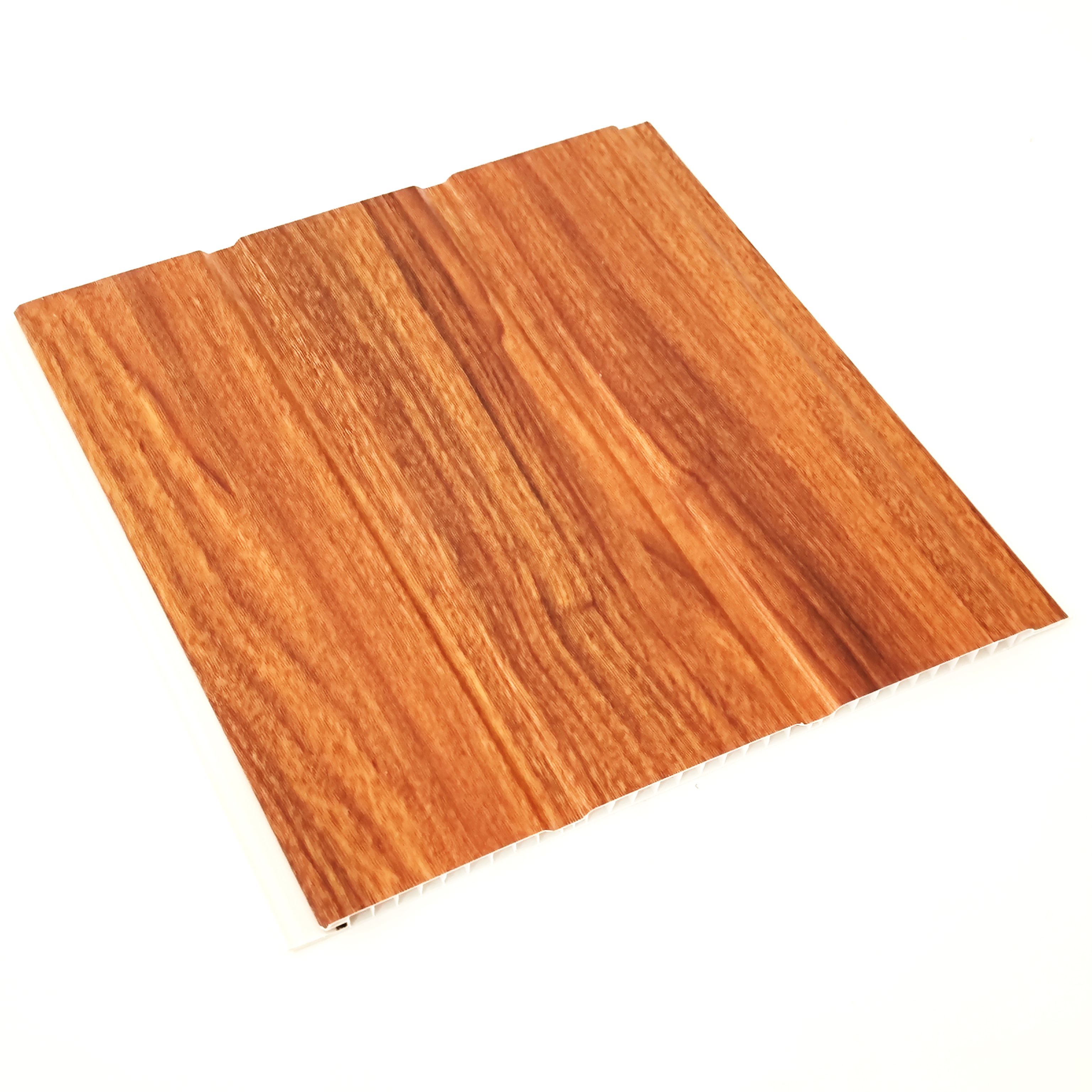 Chaojia china waterproof soundproof plank and wall panel wooden color new design pvc ceiling panels